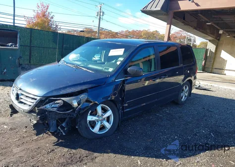 2009 Volkswagen Routan Sel from USA, damaged, VIN 2V8HW54X59R599085
